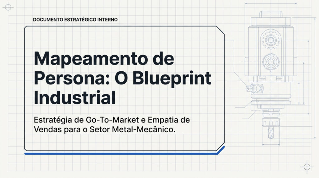 Como transformar a dor técnica do chão de fábrica em uma máquina de vendas B2B previsível? mapeamento de persona do setor metal mecanico 01